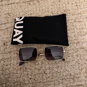 Quay Australia Gold Frame Sunglasses